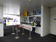 Sehr gepflegter Kassenbereich in Grand Hirafu