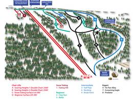Skigebiet bei Hazle Township