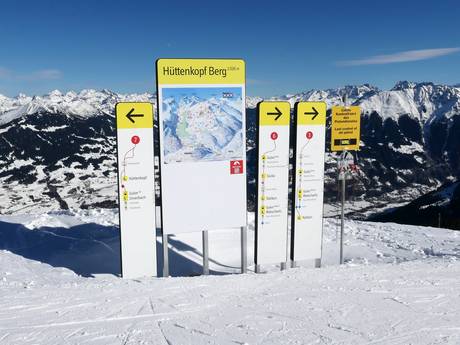 Rätikon: Orientierung in Skigebieten – Orientierung Golm