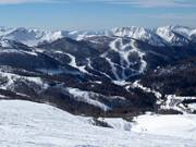Blick auf die Pisten am Vilina Voda