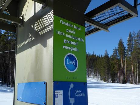 Finnland: Umweltfreundlichkeit der Skigebiete – Umweltfreundlichkeit Levi