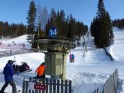 14 Tunneli - Schlepplift mit T-Bügel/Anker
