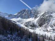 Burgstallabfahrt am Fuße der Kalkkögel
