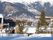 Après-Ski an der Piste (Courchevel)