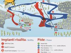 Pistenplan Pian Cales – San Bernardino