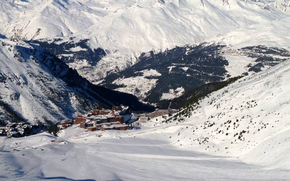 Skifahren in Plan Peisey