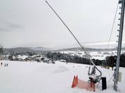 Das Skigebiet ist mit Schneilanzen ausgestattet