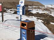 Abfalleimer stehen bereit