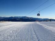 Perfekte Pistenpräparierung im Skigebiet La Molina/Masella