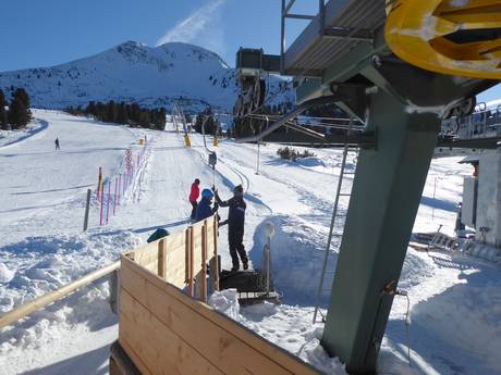 Südtirols Süden: Freundlichkeit der Skigebiete – Freundlichkeit Jochgrimm (Passo Oclini)