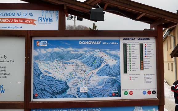 Große Fatra (Veľká Fatra): Orientierung in Skigebieten – Orientierung Donovaly (Park Snow)