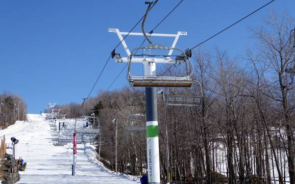 Montérégie: beste Skilifte – Lifte/Seilbahnen Mont Saint-Bruno – Saint-Bruno-de-Montarville