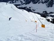 Lanzenbeschneiung in Adelboden