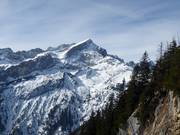 Blick zur Hochalm und Osterfelderkopf unterhalb der Alpspitze