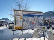 Informationstafel an der Talstation