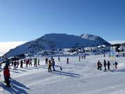 Blick vom Monte Zoncolan zum Monte Tamai