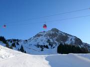 Das Skigebiet Füssener Jöchle am Fuße der Läuferspitze