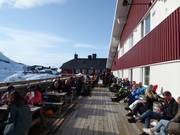 Terrasse im Hotel Riksgränsen