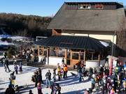 Boxenstop an der Talstation Falzeben