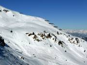 Skiroute Heuwand-Steilhang (am Gratlift)