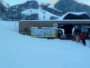 Große Informationstafel an der Palüdbahn