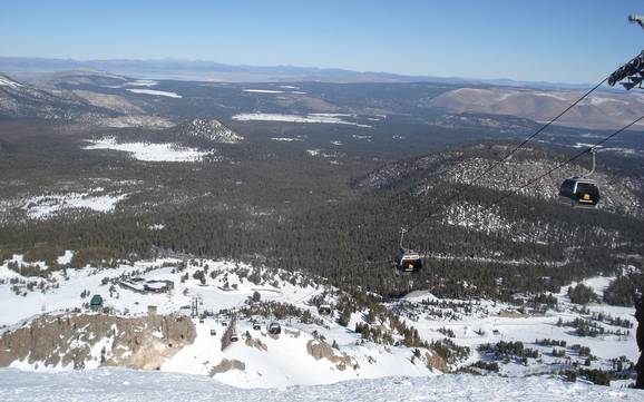 Höchste Talstation an der Westküste der USA – Skigebiet Mammoth Mountain