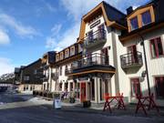 Das Hovde Hotel liegt direkt an der Talstation