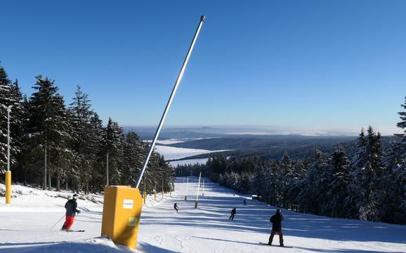 Schneesicherheit Aussiger Region (Ústecký kraj) – Schneesicherheit Keilberg (Klínovec)