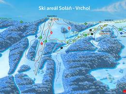 Skigebiet Soláň – Vrchol