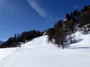 Mittelschwere Abfahrt zur Moosalp