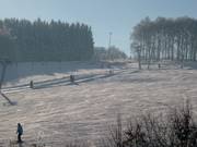 Blick auf den Skihang Salzwinkel