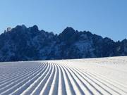 Sehr gute Pistenpräparierung