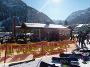 Einkehrmöglichkeit an der Talstation der Walmendingerhornbahn