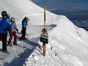 Start der Skiroute Teufi