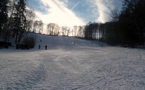 Skifahren bei Lenningen