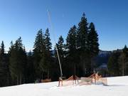 Beschneiung in Špičák