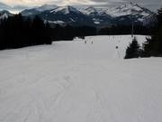 Leichte Abfahrt nach Super Morzine