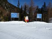 Pistenausschilderung am Speikboden