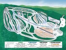 Pistenplan Christie Mountain