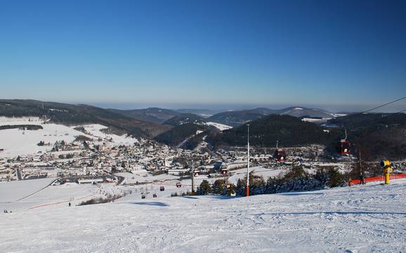 Nordhessen: Größe der Skigebiete – Größe Willingen – Ettelsberg