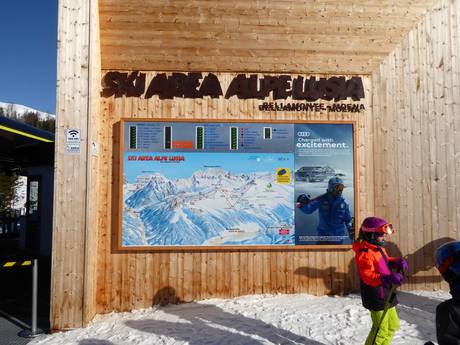 Dolomiten: Orientierung in Skigebieten – Orientierung Alpe Lusia – Moena/Bellamonte