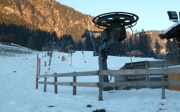 Höchste Talstation in den Kitzbüheler Alpen (Gebirge) – Skigebiet Böglerlift – Alpbach