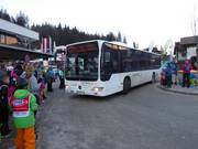 Skibusse verkehren zur Talstation