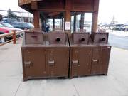 Mülltrennung im Skigebiet Jackson Hole