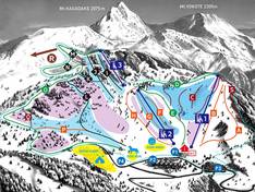 Pistenplan Yamaboku – Yamada Bokujo