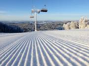 Sehr gute Pistenpräparierung in Mitterdorf