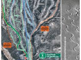 Pistenplan Shames Mountain