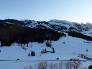 Blick von Oberdorf auf das Skigebiet Wildhaus