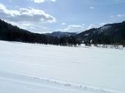 Angerliftpiste mit Blick Richtung Riedbergpass