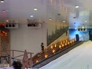 Beschneiung an der Decke von Snow City Egypt